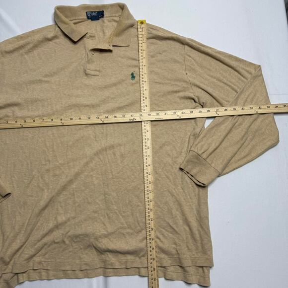 Polo Ralph Lauren Khaki Green Long Sleeve Button Shirt Size XL - Picture 4 of 4